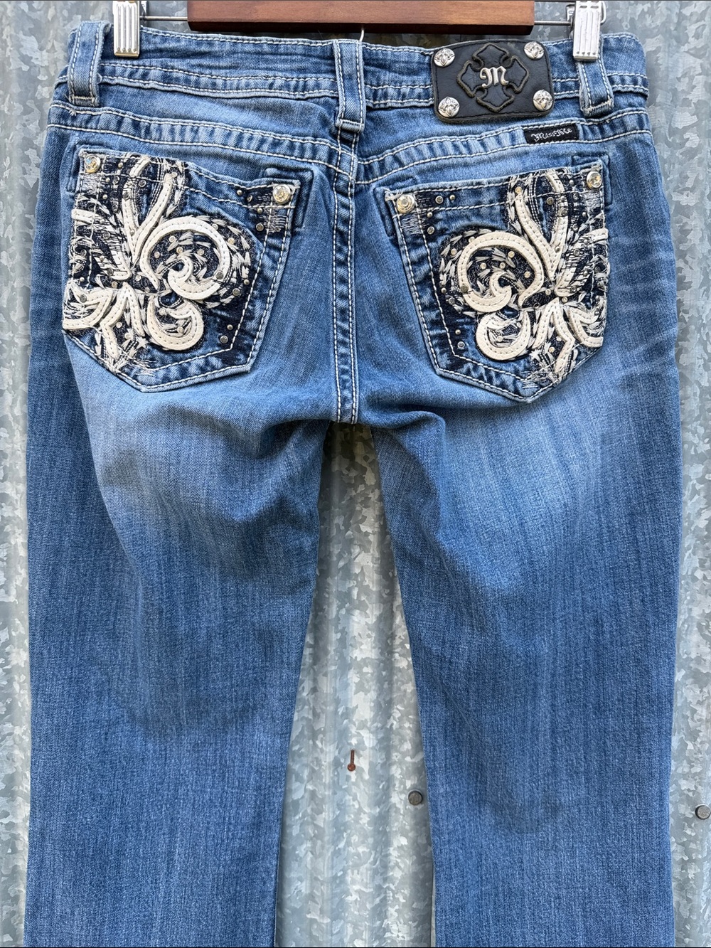 Miss Me Blue Denim Bootcut Jeans